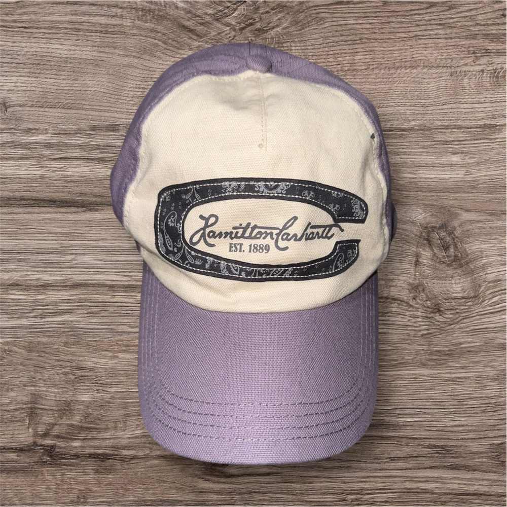 Carhartt Purple and White Logo Hat